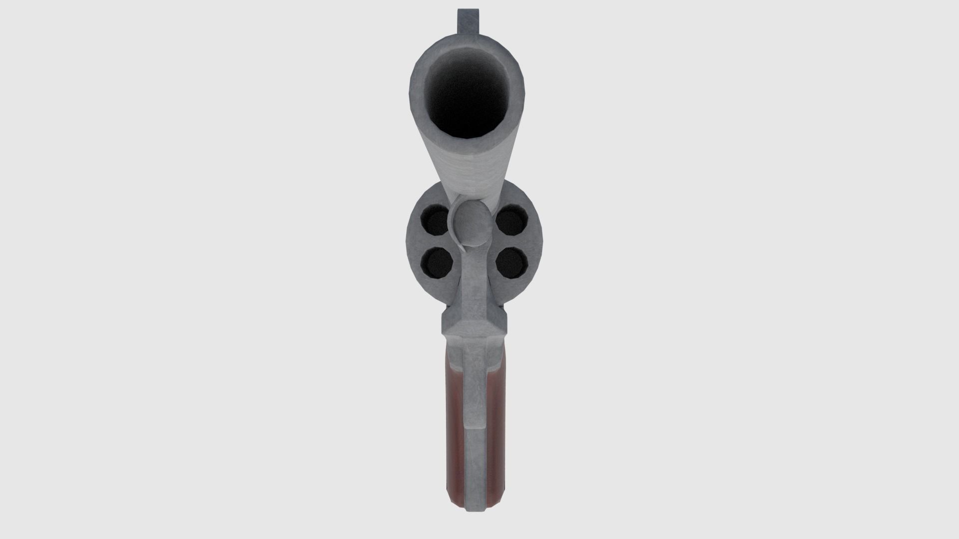 Colt 45 Revolver -- Game Ready Low-poly 3D model_6
