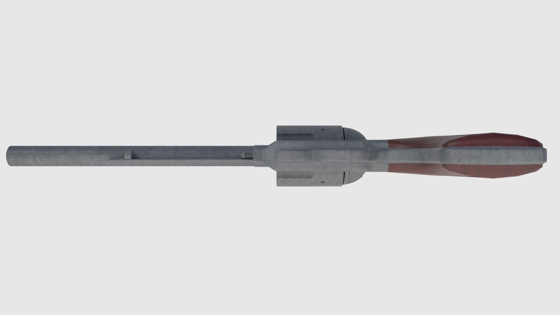 Colt 45 Revolver -- Game Ready Low-poly 3D model_8