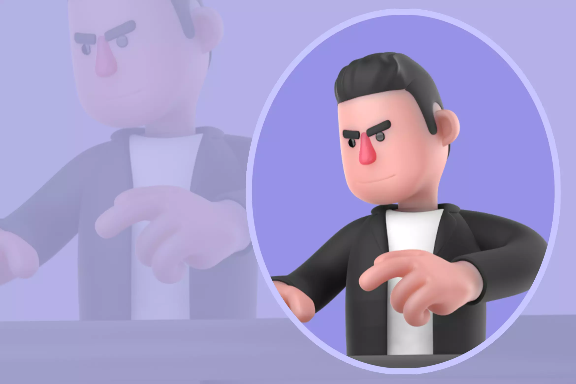 Stylized 3D Musician Character - Playing Electronic Keyboard 3D model