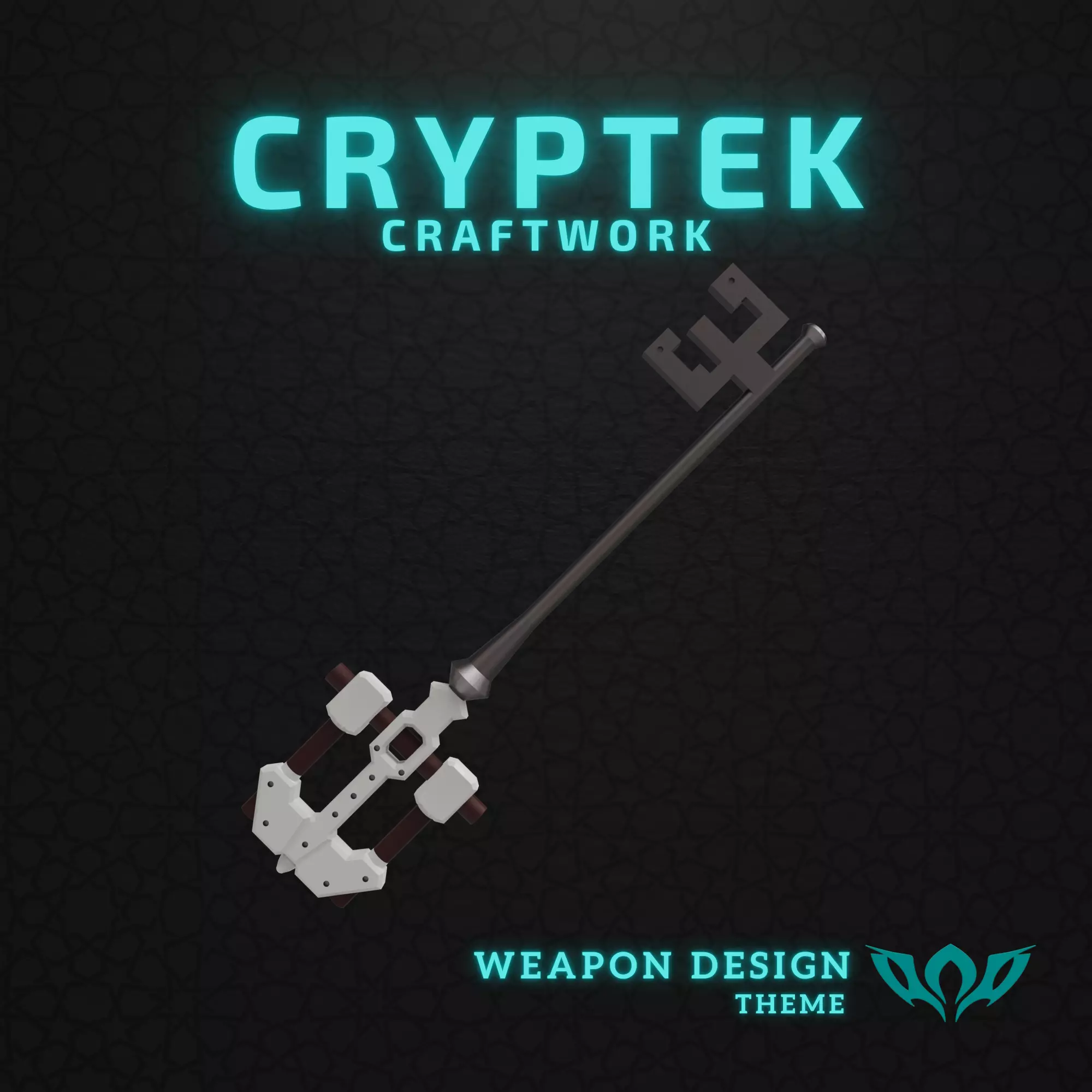 01 Defender Keyblade Masters Eraqus Kingdom Heart - 3D Print 3D print model