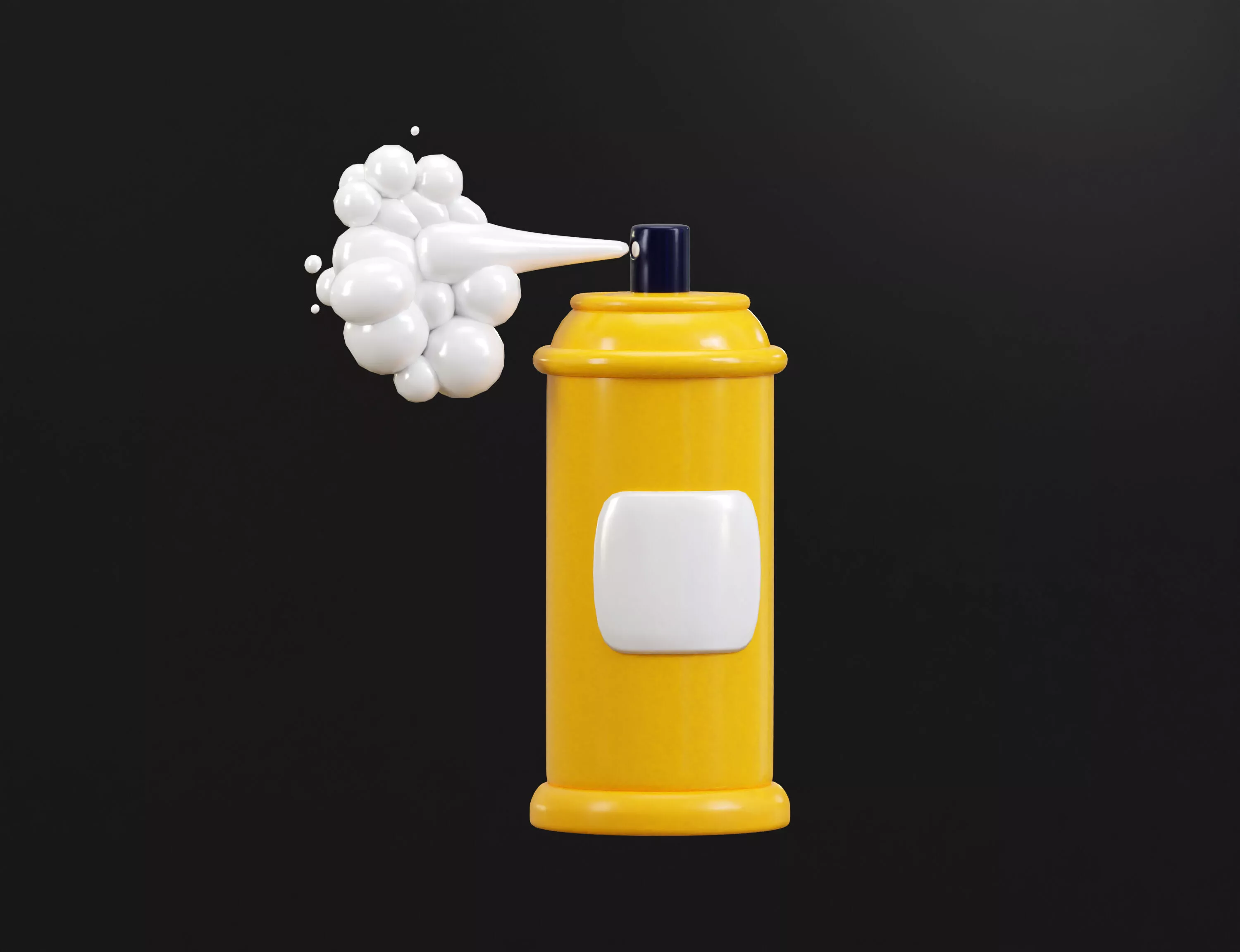 Spray Paint Low-poly 3D model