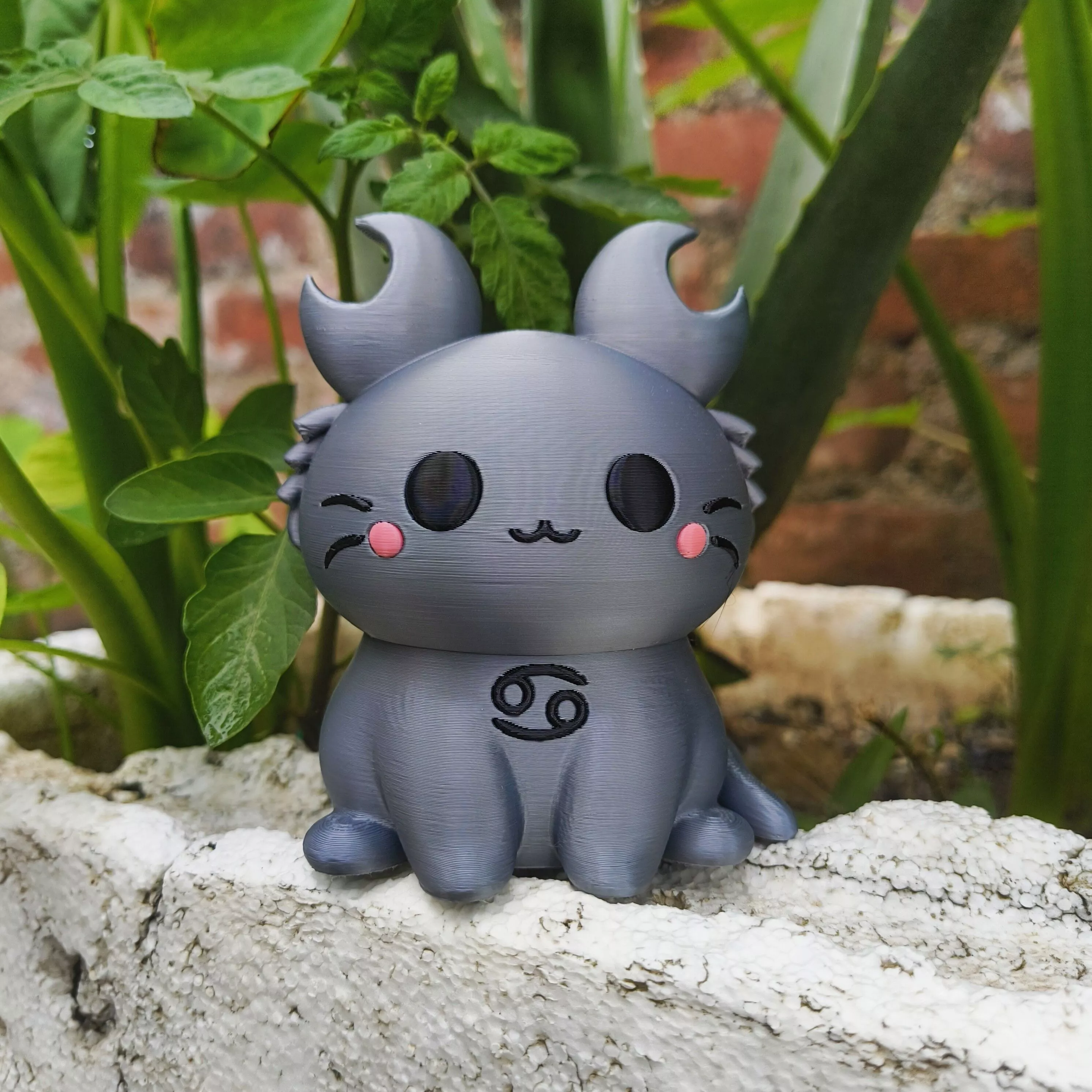 Kawaii Cat - Cancer 3D print model