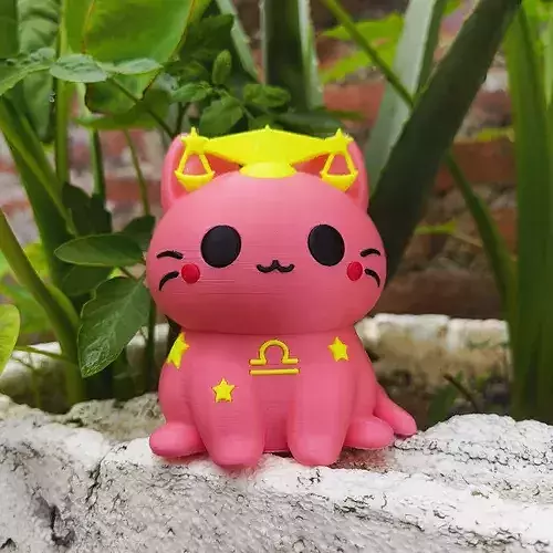 Kawaii Cat - Libra