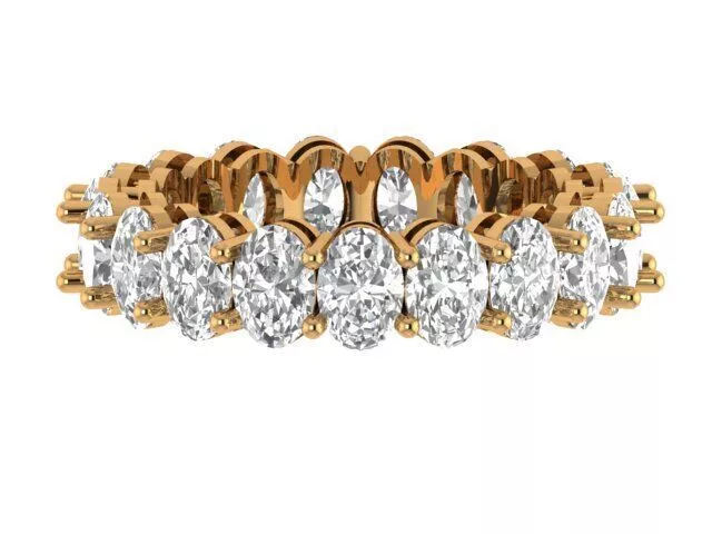 Oval Eternity Band 3D print model