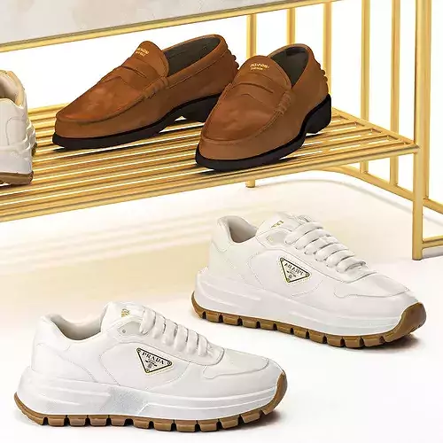 Bench shoes rack sneakers hat bag wardrobe set top 3D model 4