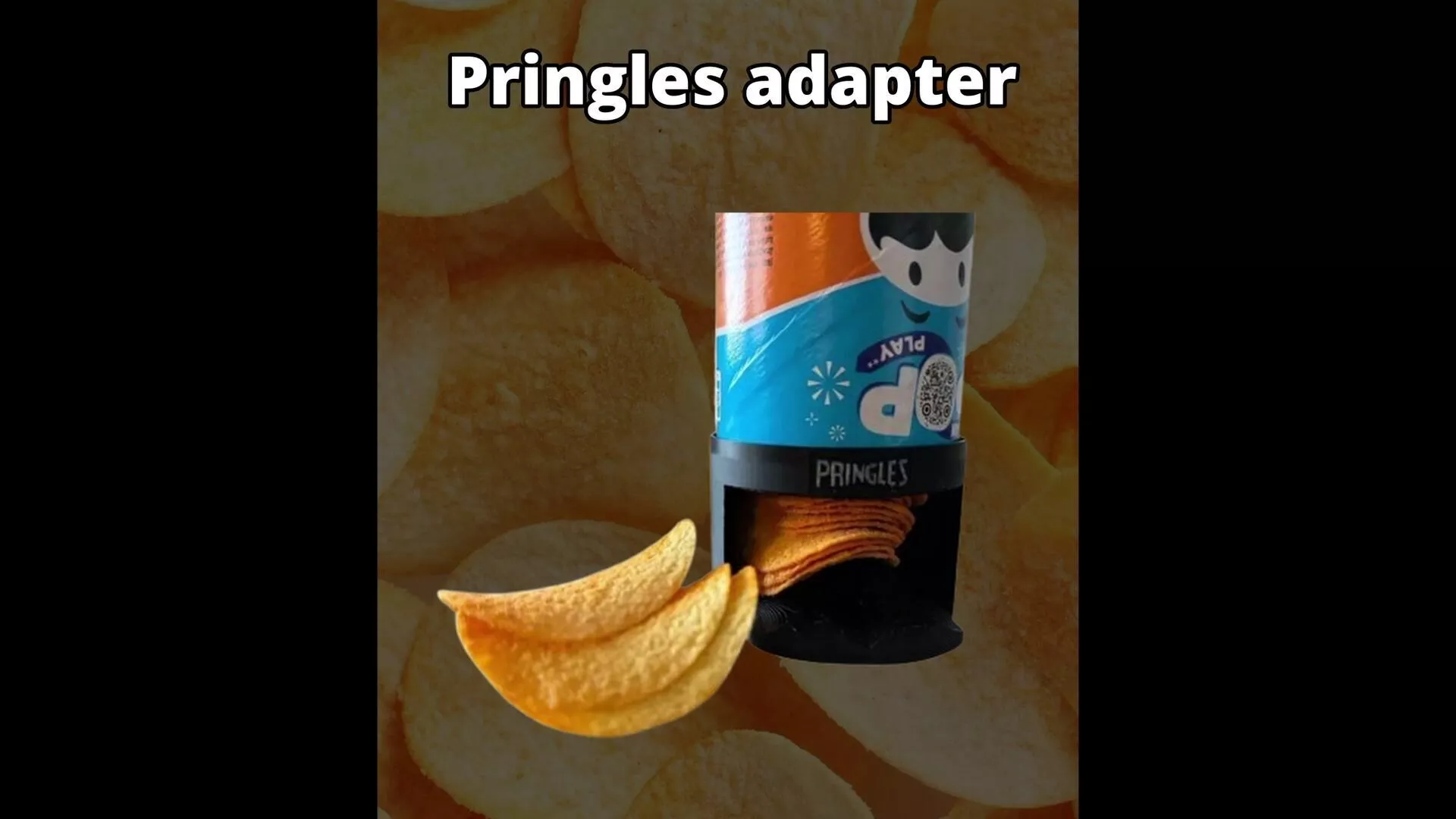 Pringles adapter Free 3D print model