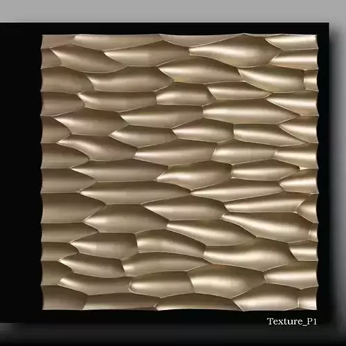 Organic TEXTURE P1 Seamless 3DTexture CNC Partition Panel