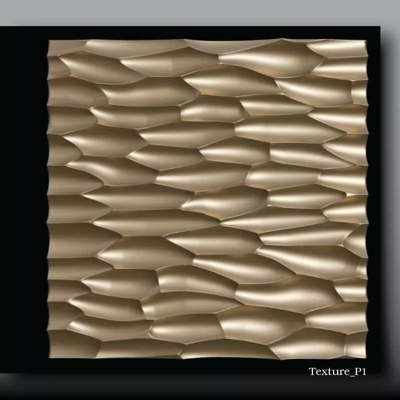 Organic TEXTURE P1 Seamless 3DTexture CNC Partition Panel 3D print model