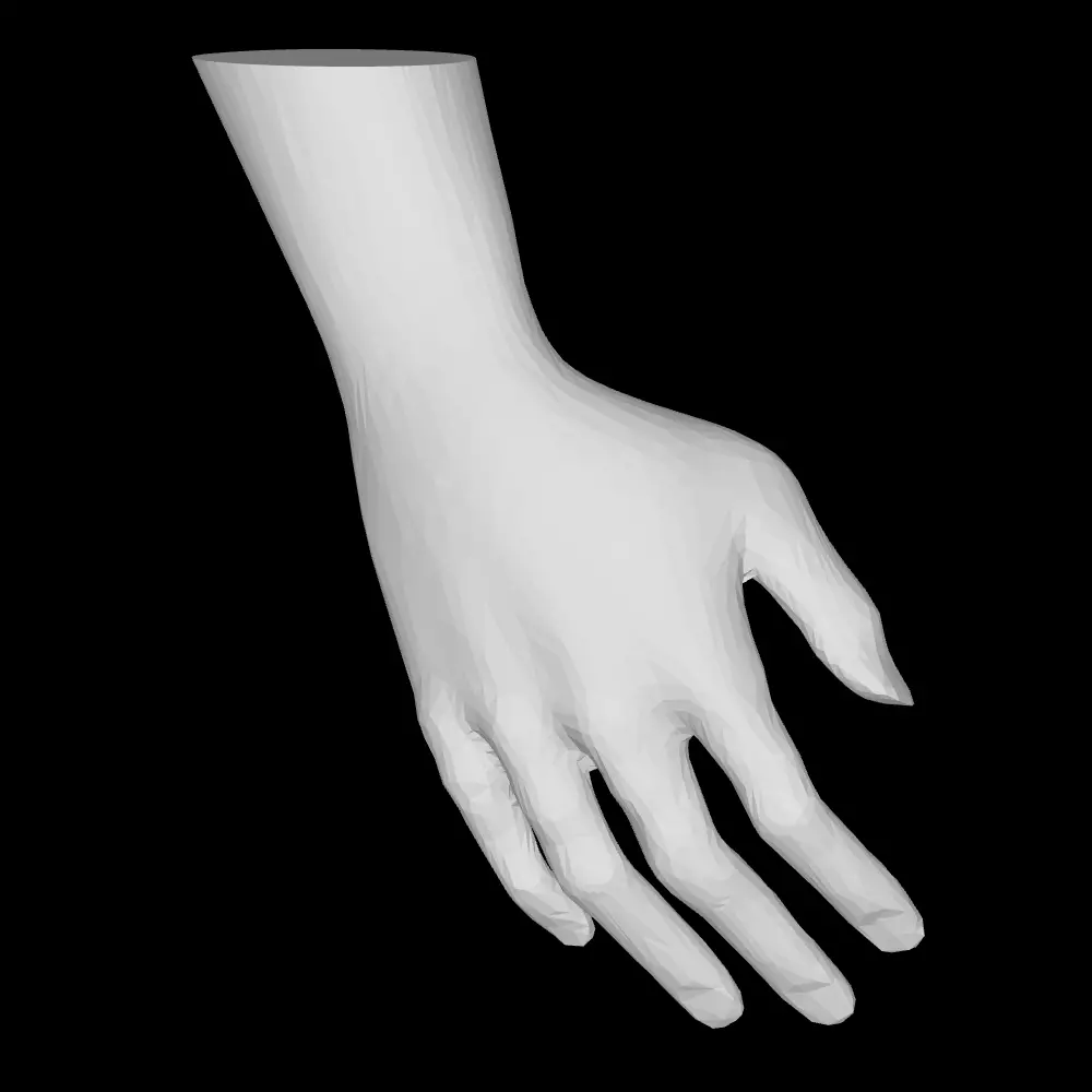 Human Hand Mannequin Hand Halloween Hand 3D print model