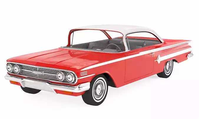 1960 Chevrolet Bel Air Classic Vintage Car partial interior