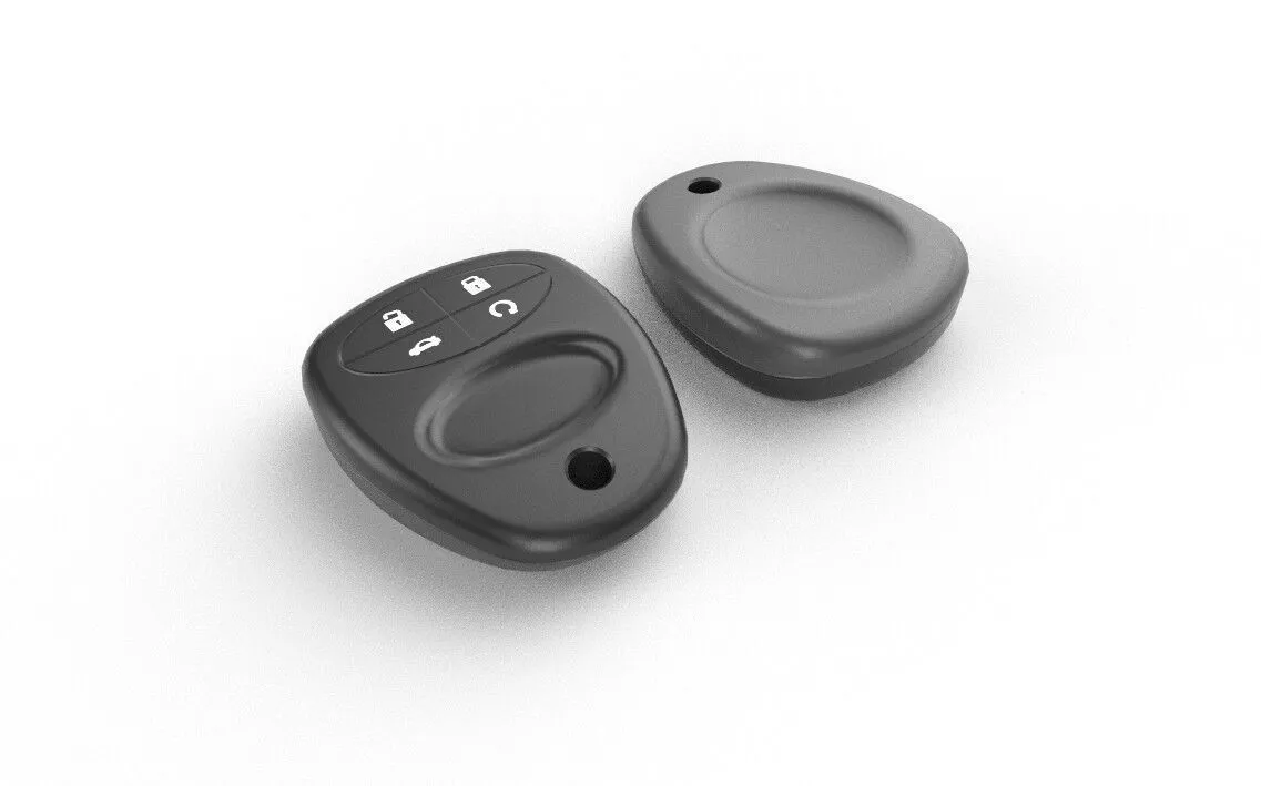 Car Key M02B Low-poly 3D model