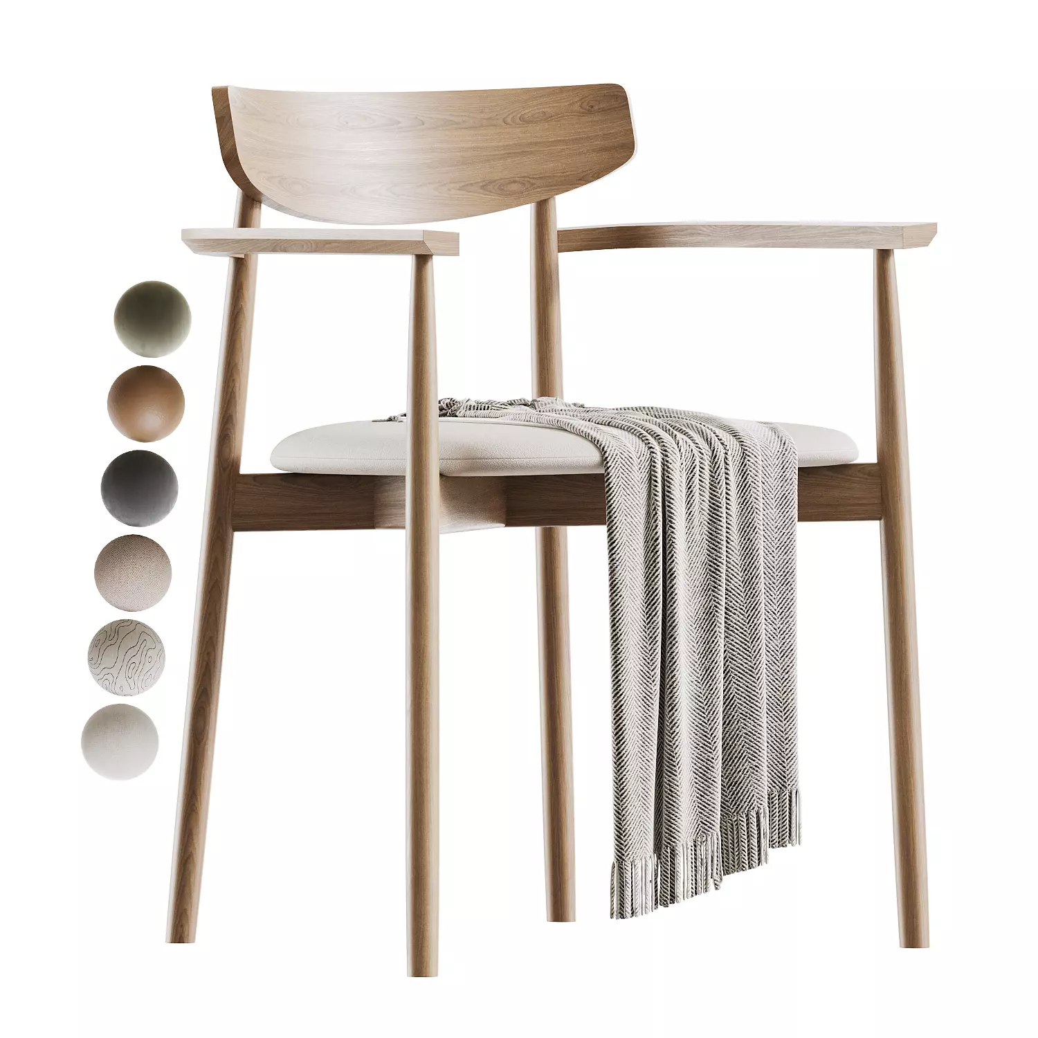 Claretta Armchair 3D model