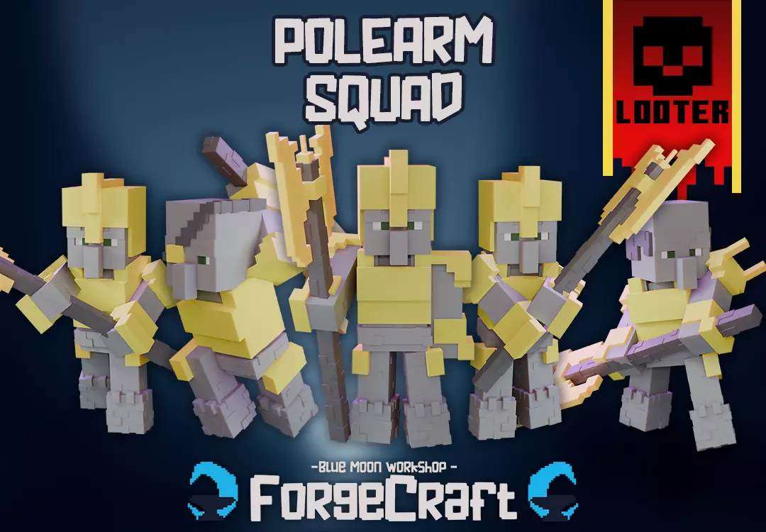 LOOTER POLEARM SQUAD 3D print model