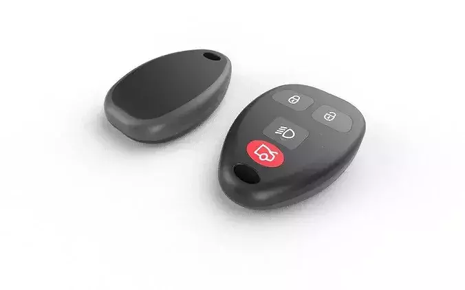 Car Key M07 Low-poly 3D model