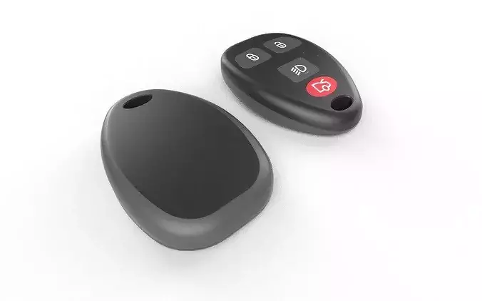 Car Key M07 Low-poly 3D model 6