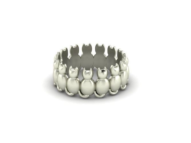  Ring of kittens 3D print model