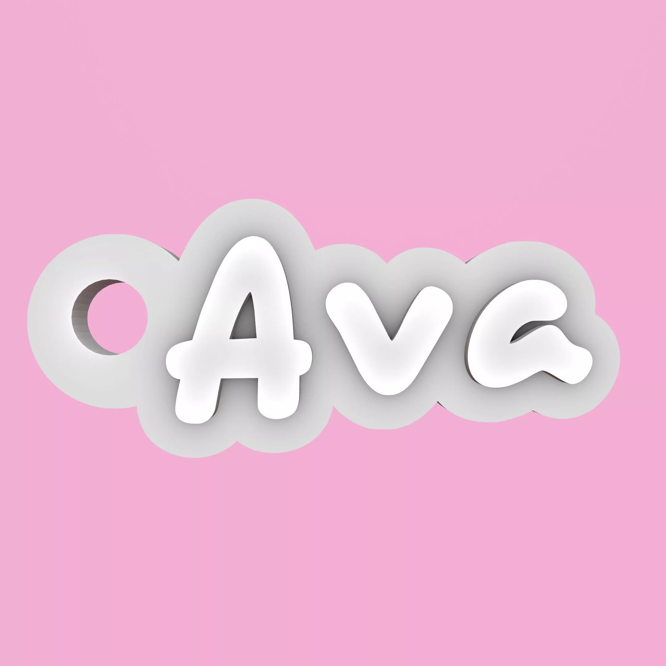 3D Printable Personalized Ava Name Keychain Tag 3D print model