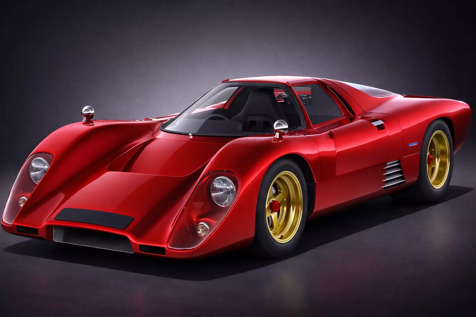Mclaren M6GT 1969 24h lemans race car High Quality 3D model 3D model