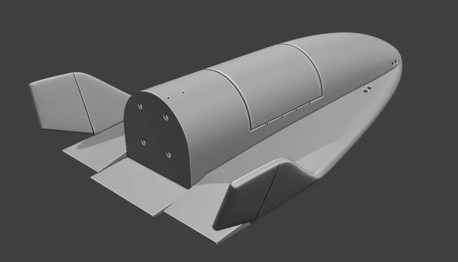 Vortex-D European Spaceplane Demonstrator 3D print model