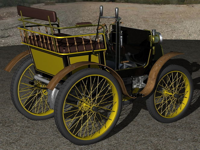 Renault Voiturette Type A 1898 3D model