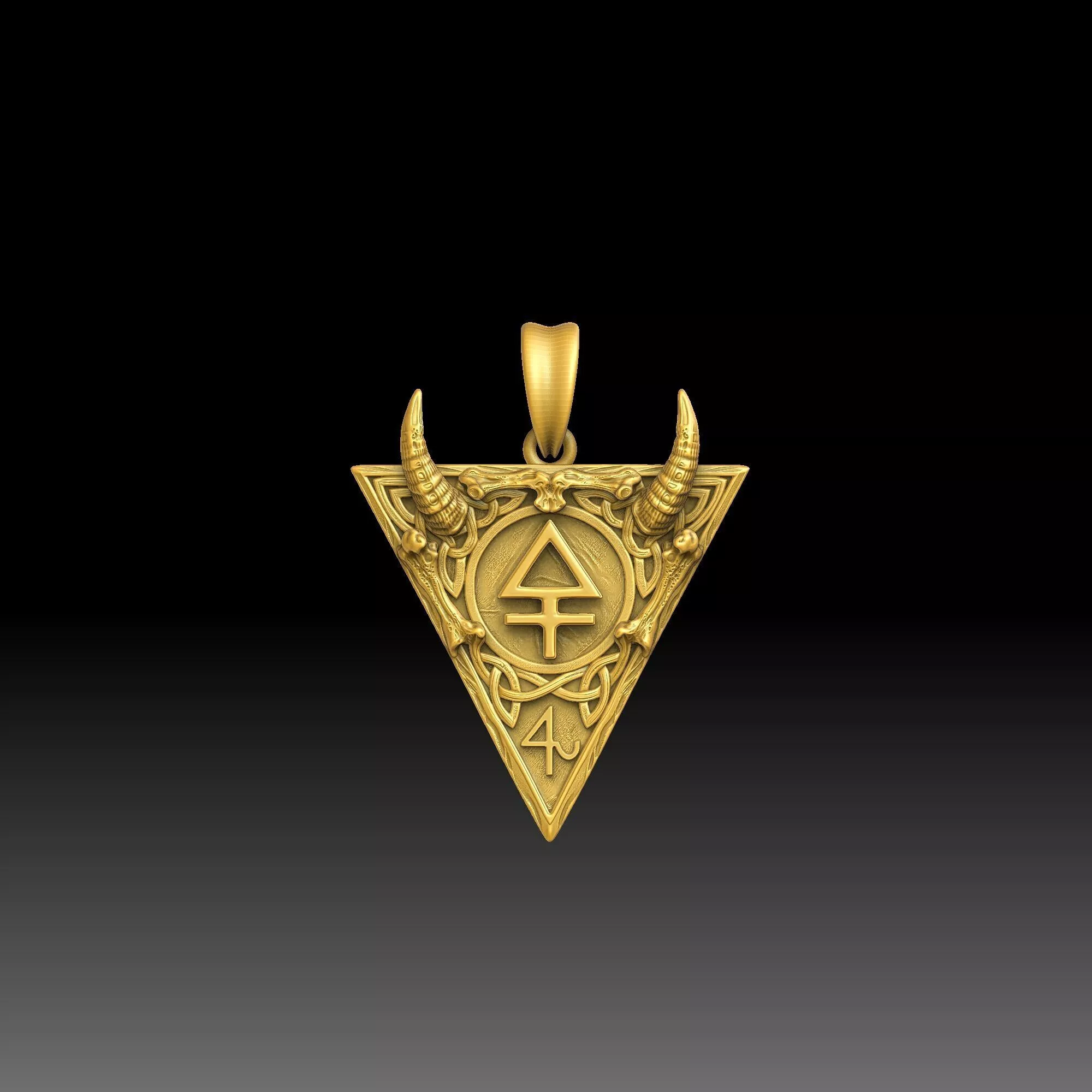 Alchemy Symbols - one inch pendant 3D print model