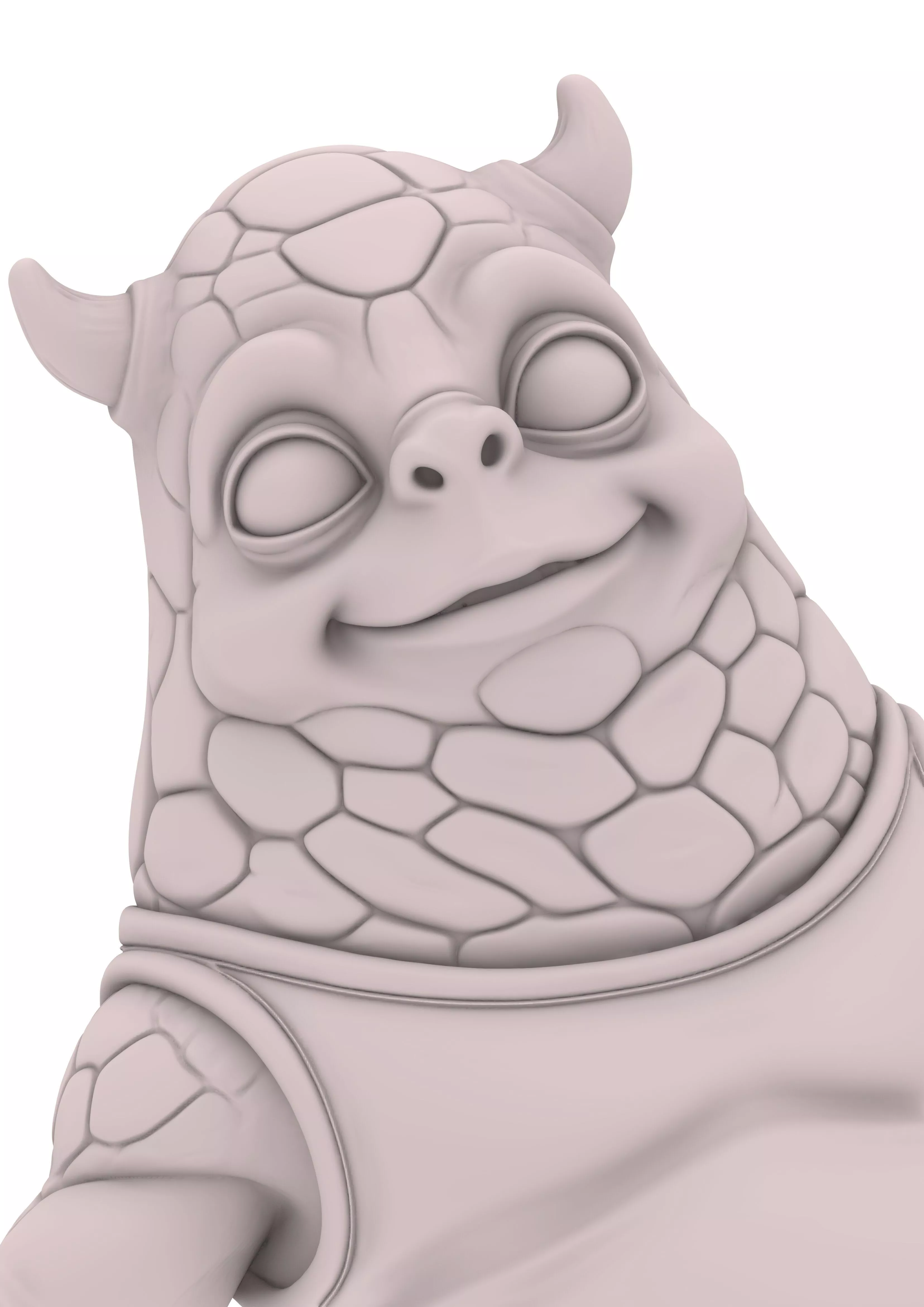 Monster Kreatur Demon Demonio Chibi Funny Cartoon 3D print model