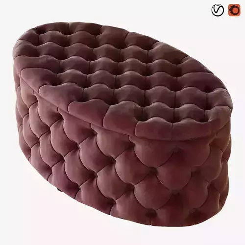 Pouf Gabrielli 111 3D model