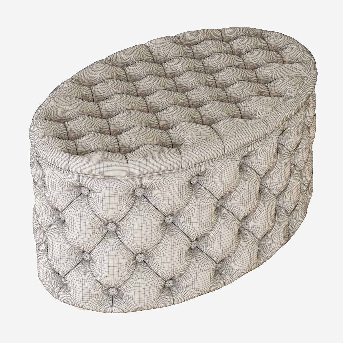 Pouf Gabrielli 111 3D model_3