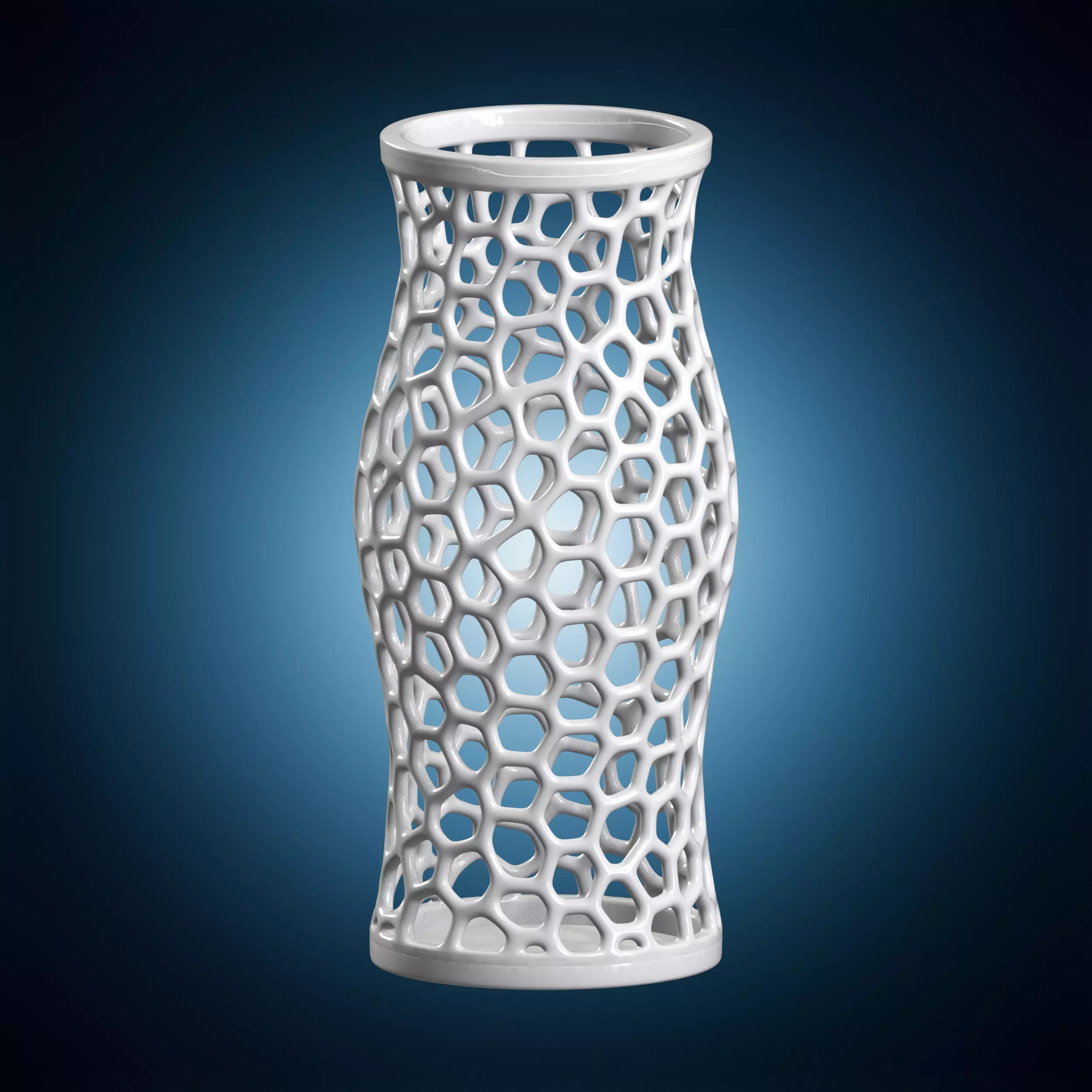 Organic Honeycomb Voronoi Vase 3D Print Model 3D print model