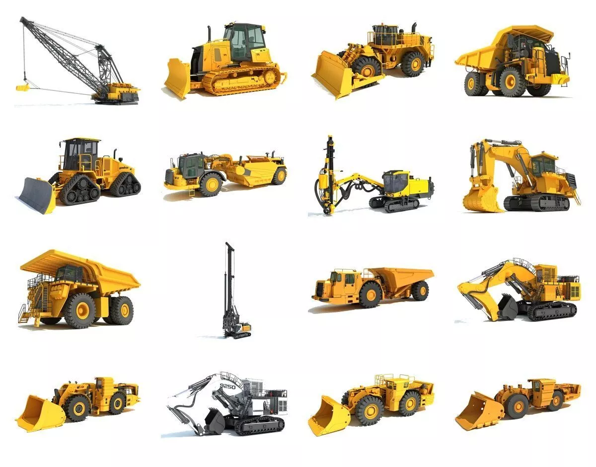 Mining Equipment Pack Professional Surface Mining Machinery