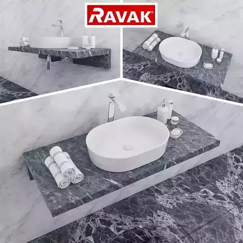 washbasin Ravak Moon 2