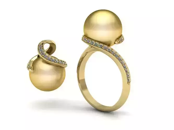  Ring and earring element