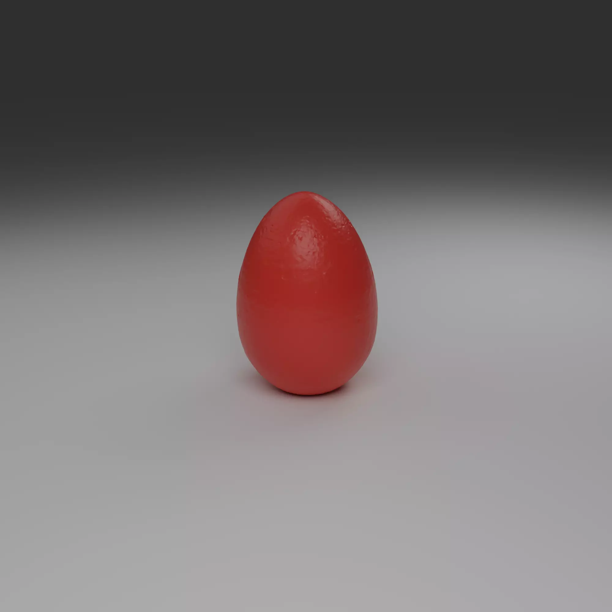 Decorative Textured Red Egg 3D print model