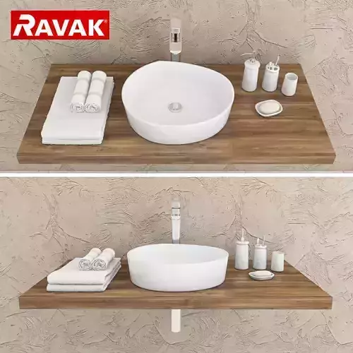 washbasin Ravak Moon 3