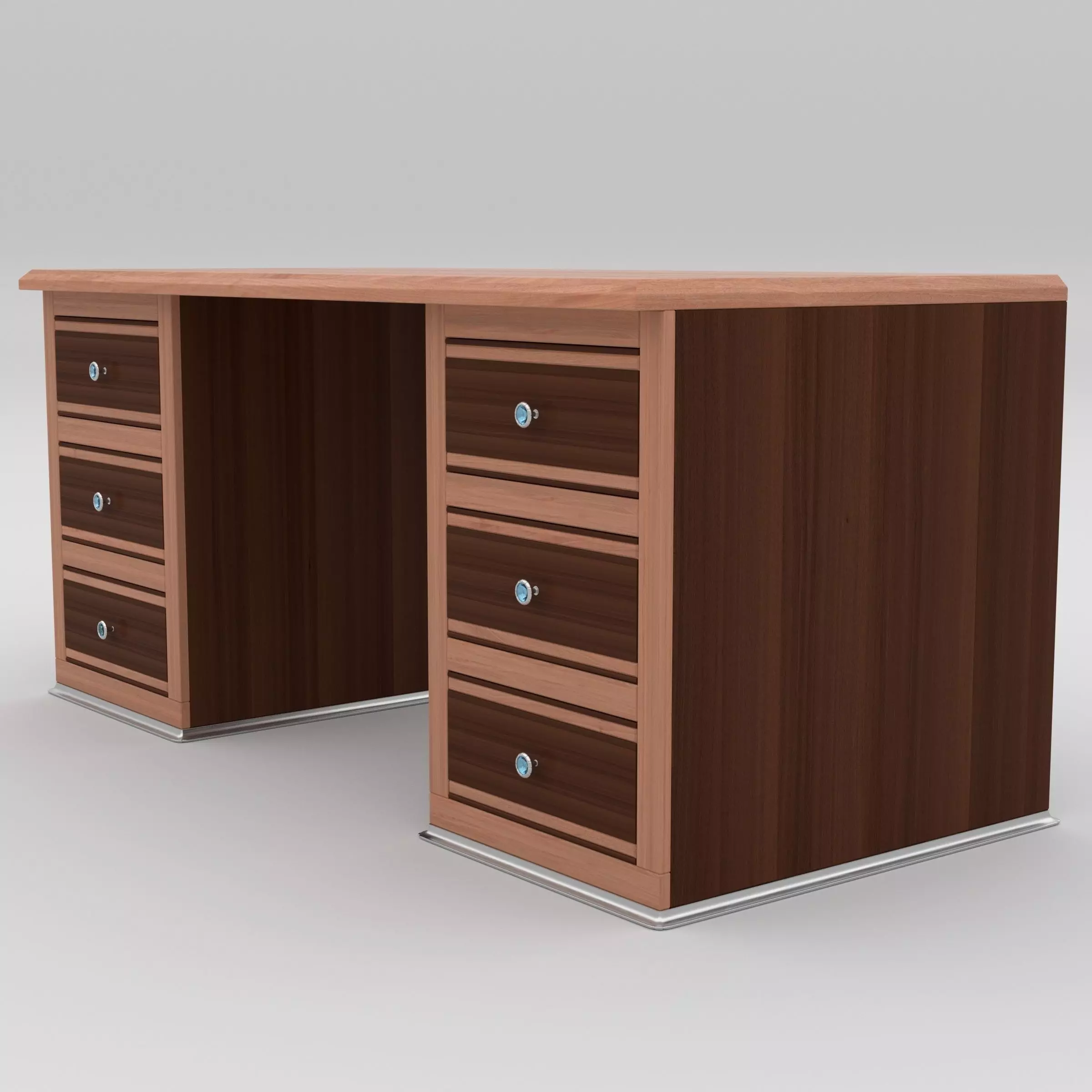 Office Table 3D model_0