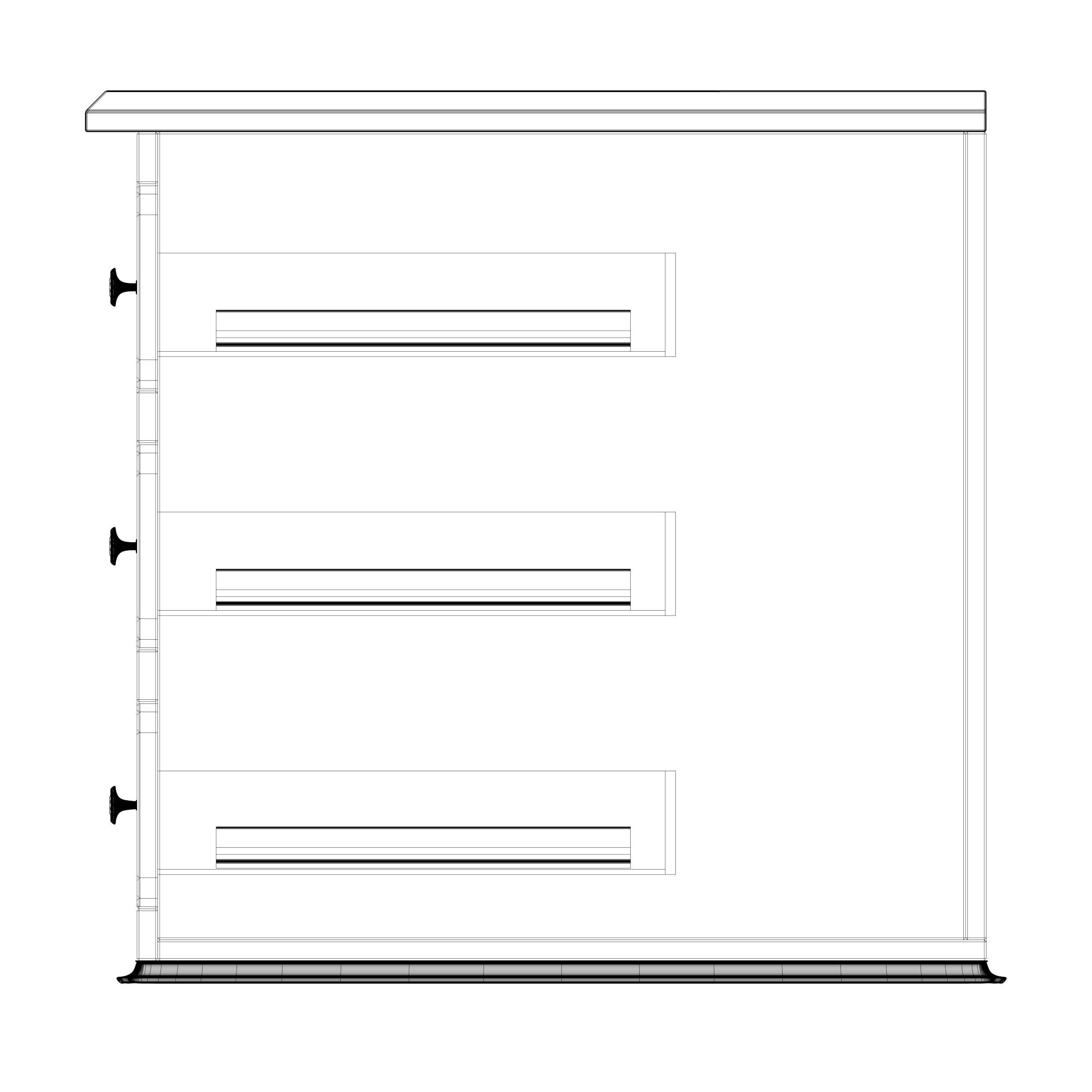 Office Table 3D model_4