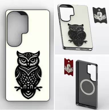 Mystic Owl MagSafe Case 3D print model
