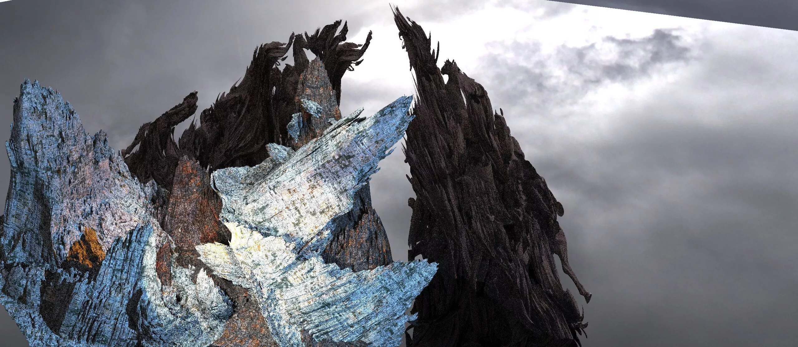 Asgardian snow fortress 1 3D model