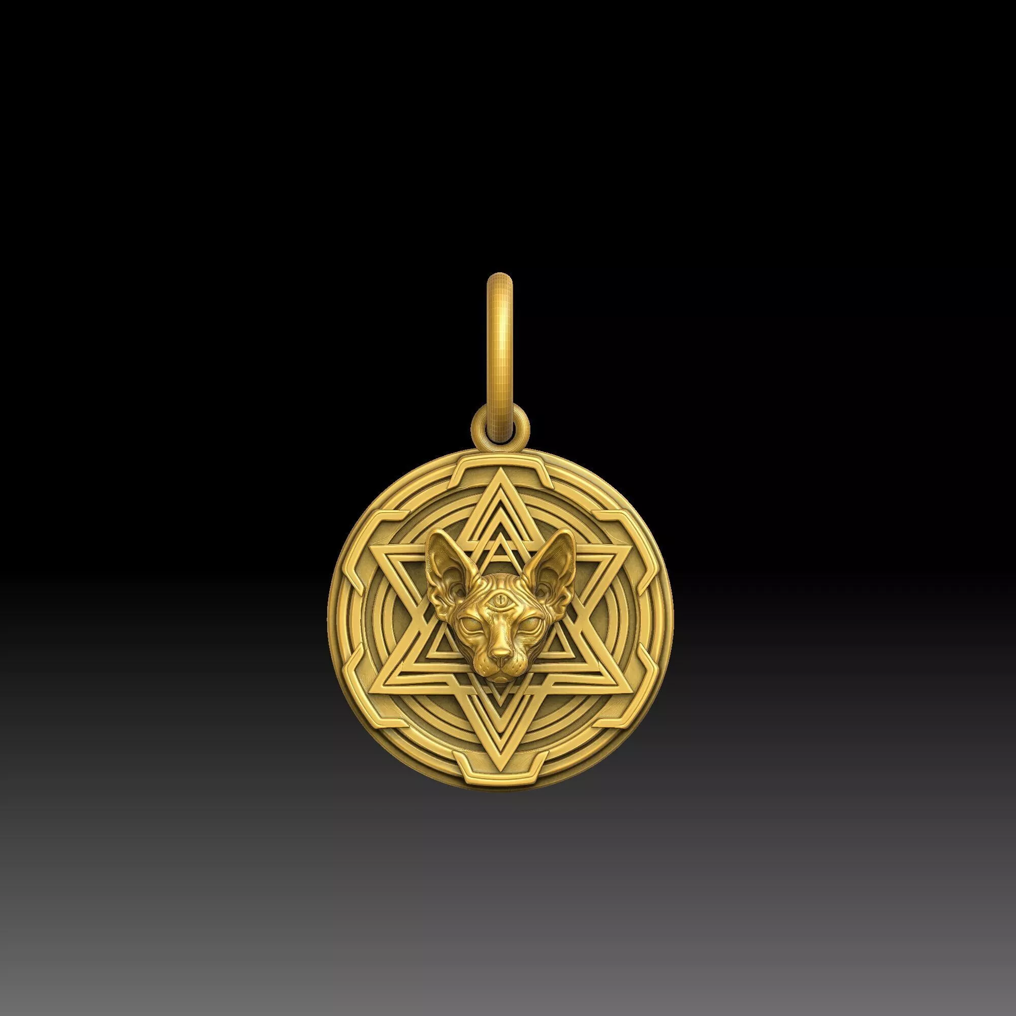 Arcane Circle Sigils - one inch pendant 3D print model