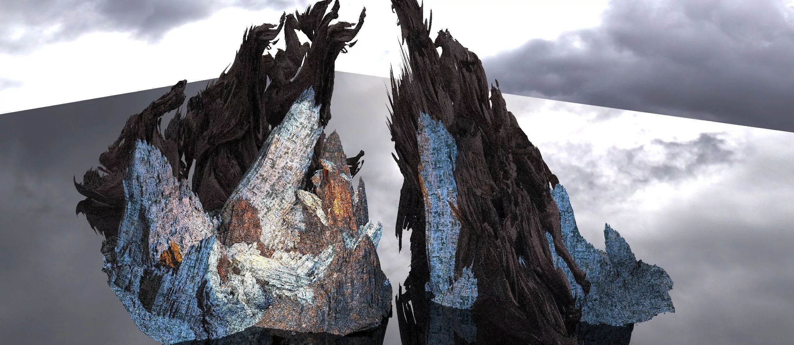 Asgardian snow fortress 2 3D model