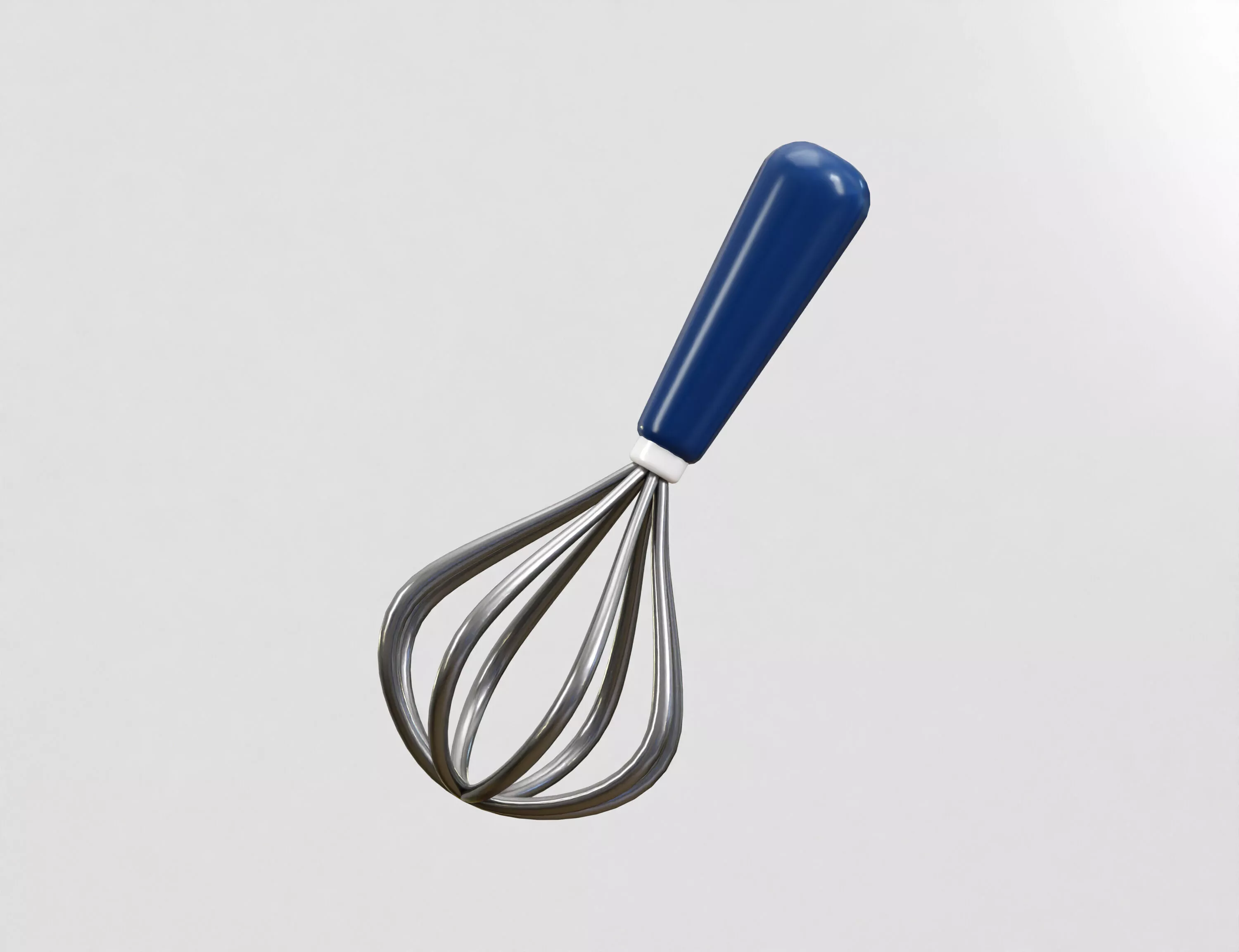 Egg Beater Whisk Low-poly 3D model