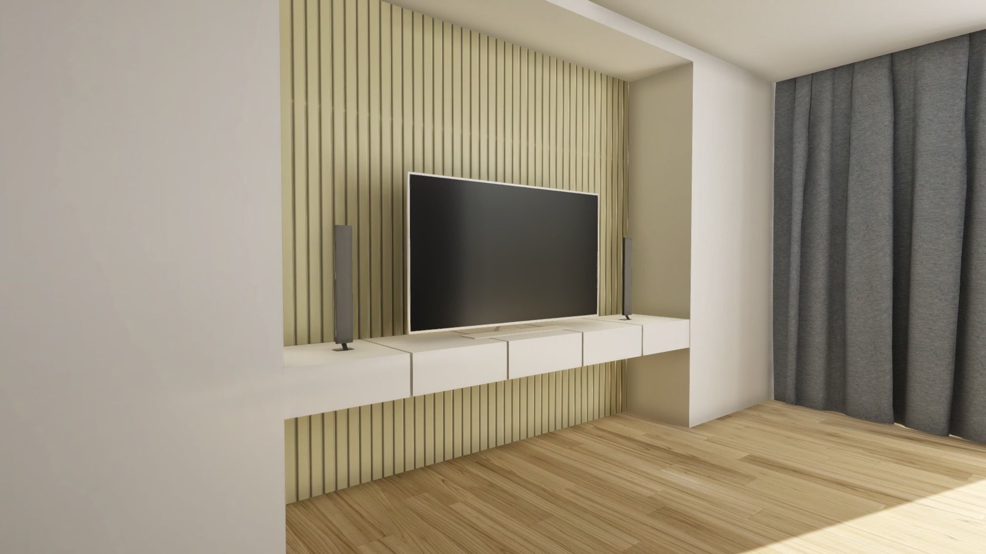 ArchViz HQ Bedroom Low-poly 3D model_4