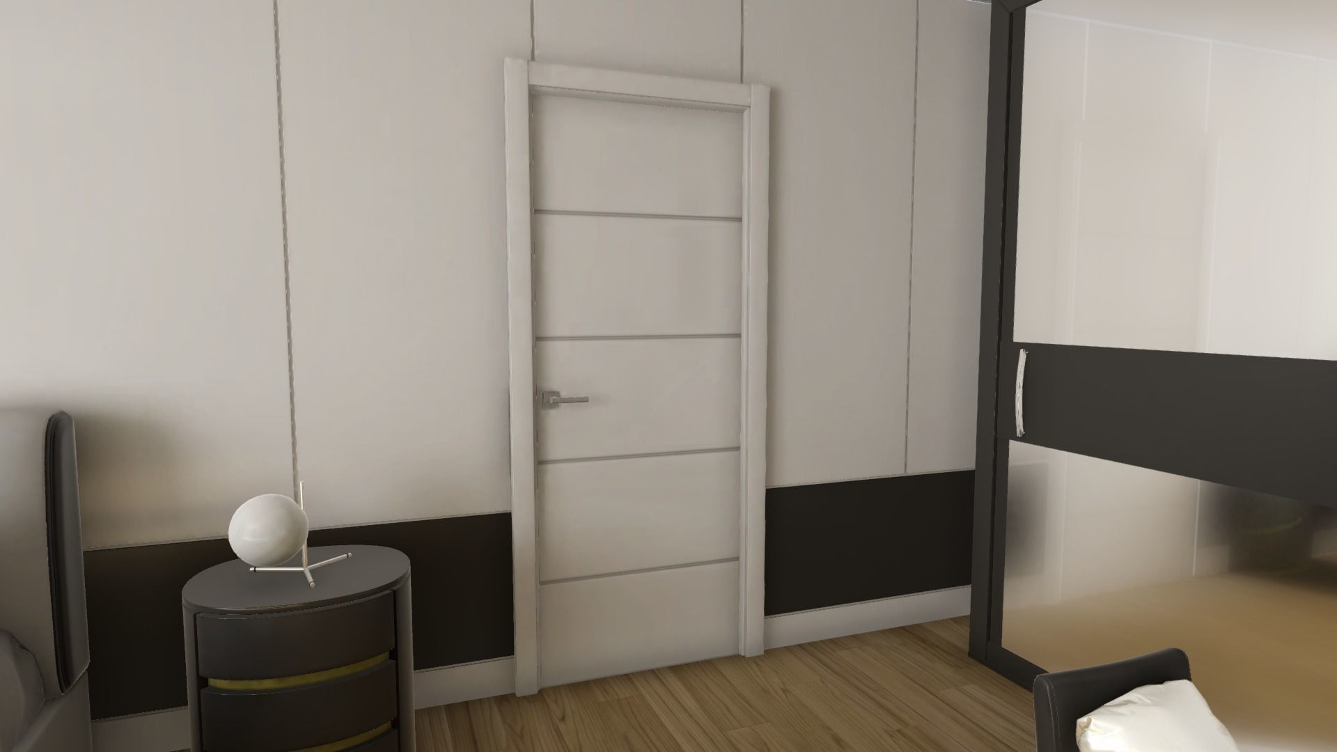 ArchViz HQ Bedroom Low-poly 3D model_6