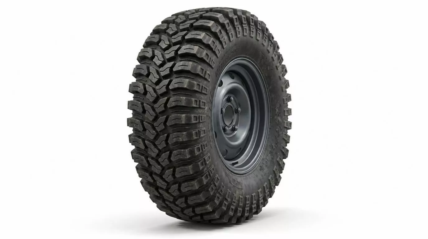 Rugged Offroad Mud Terrain Tire 3D model