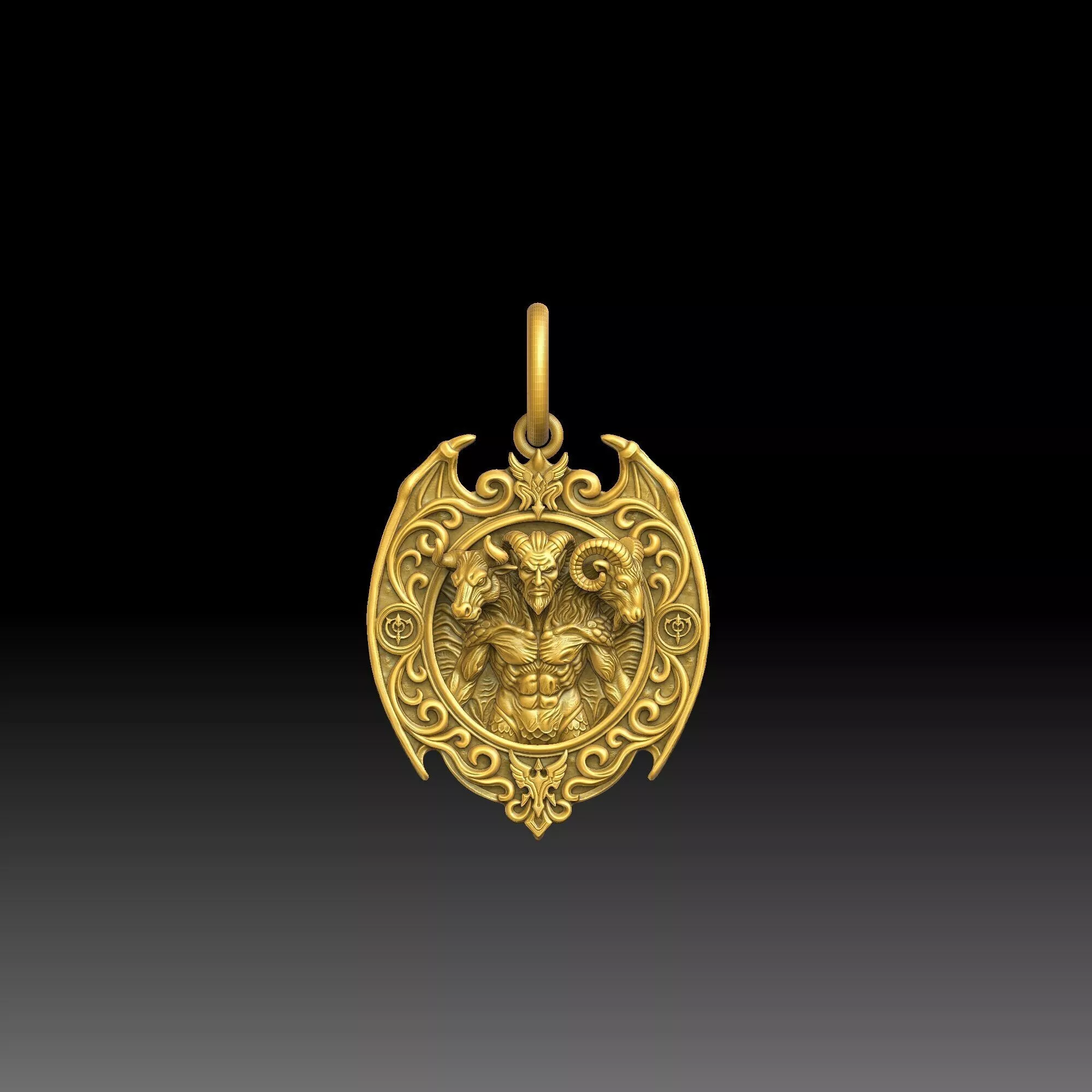 Arcane Circle Sigils - one inch pendant 3D print model