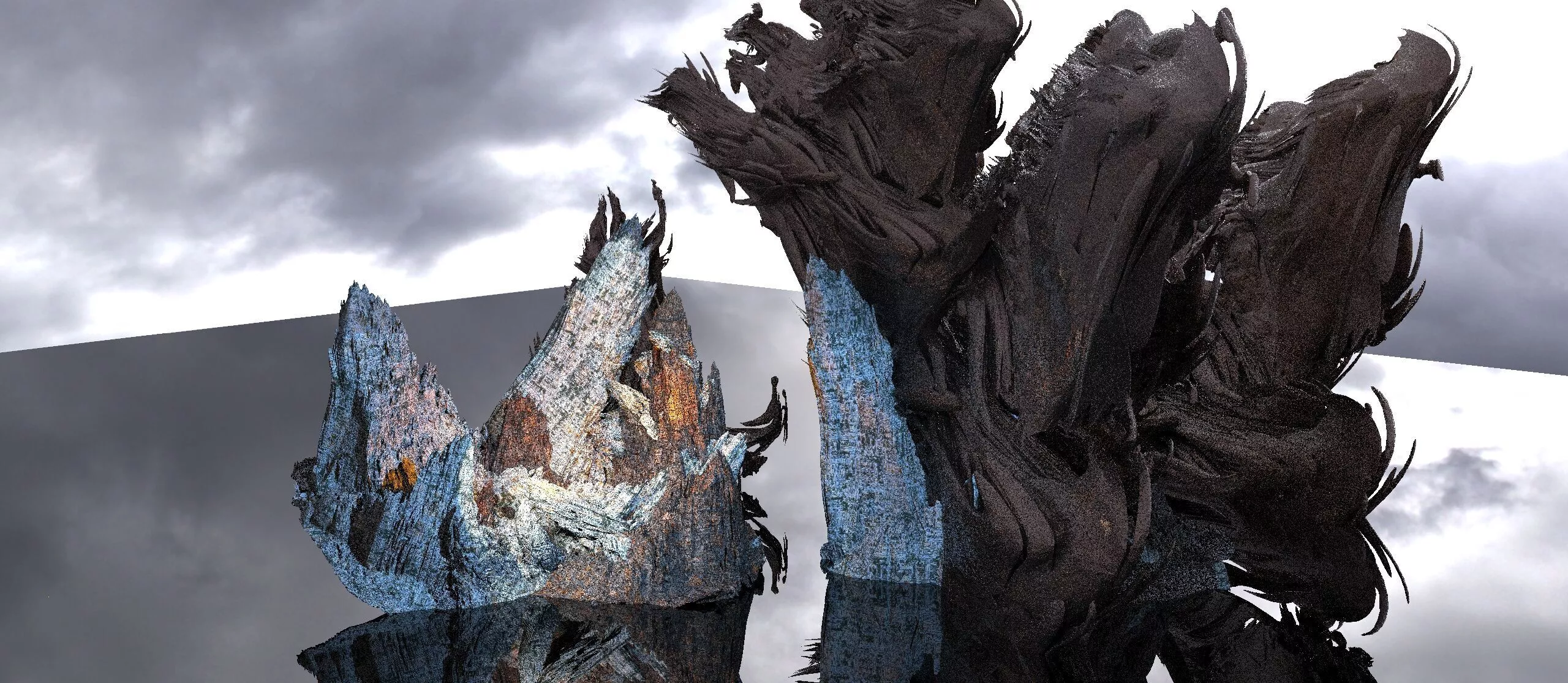 Asgardian snow fortress 3 3D model