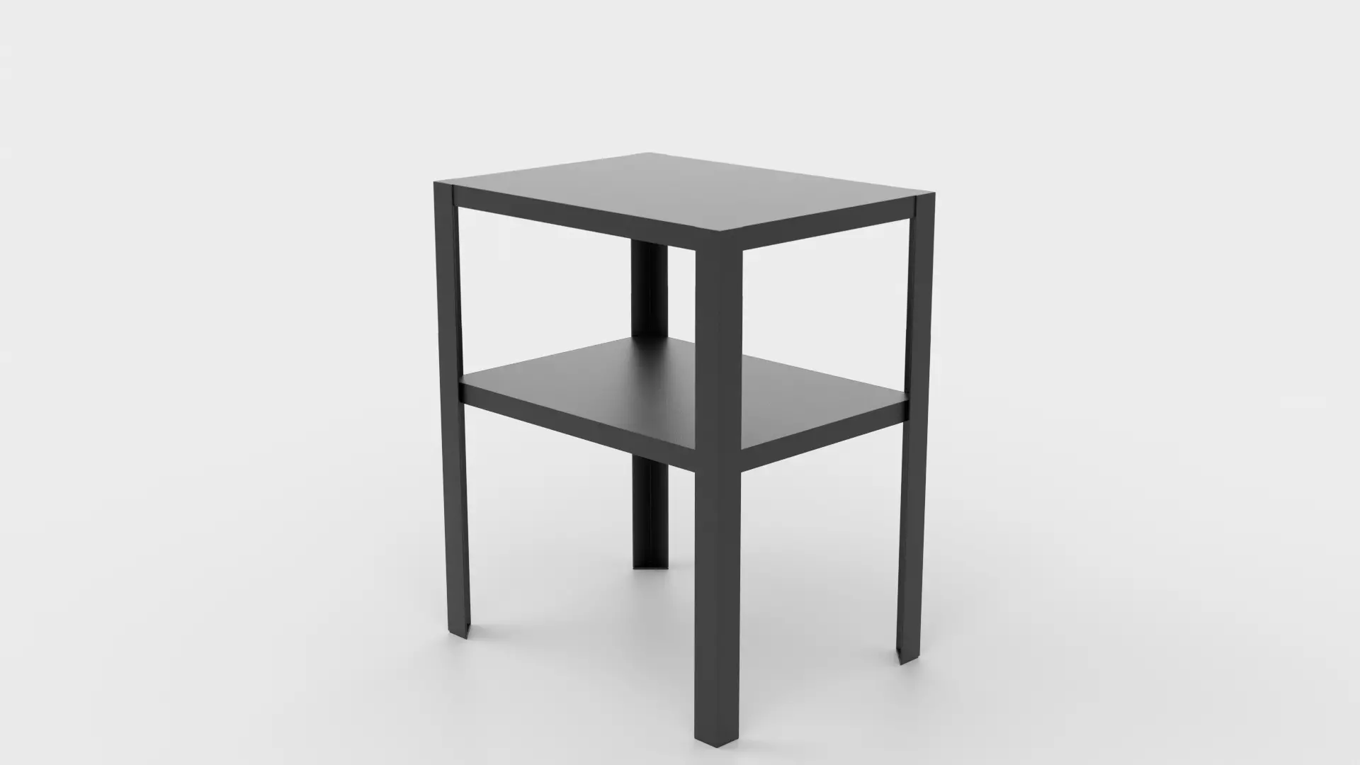 Bedside Table Low-poly 3D model