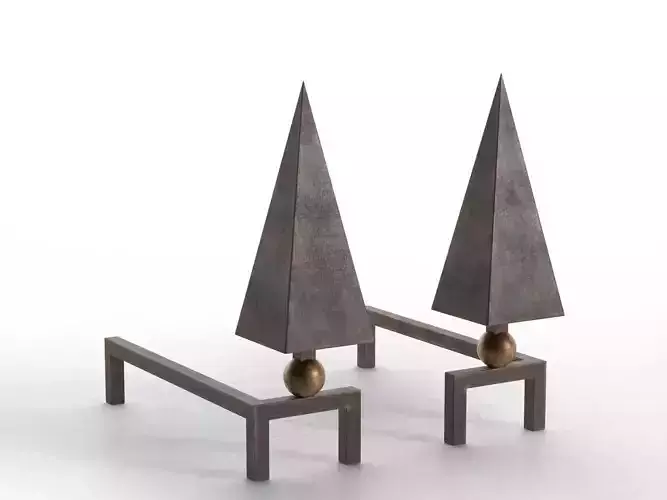 Pair Andirons