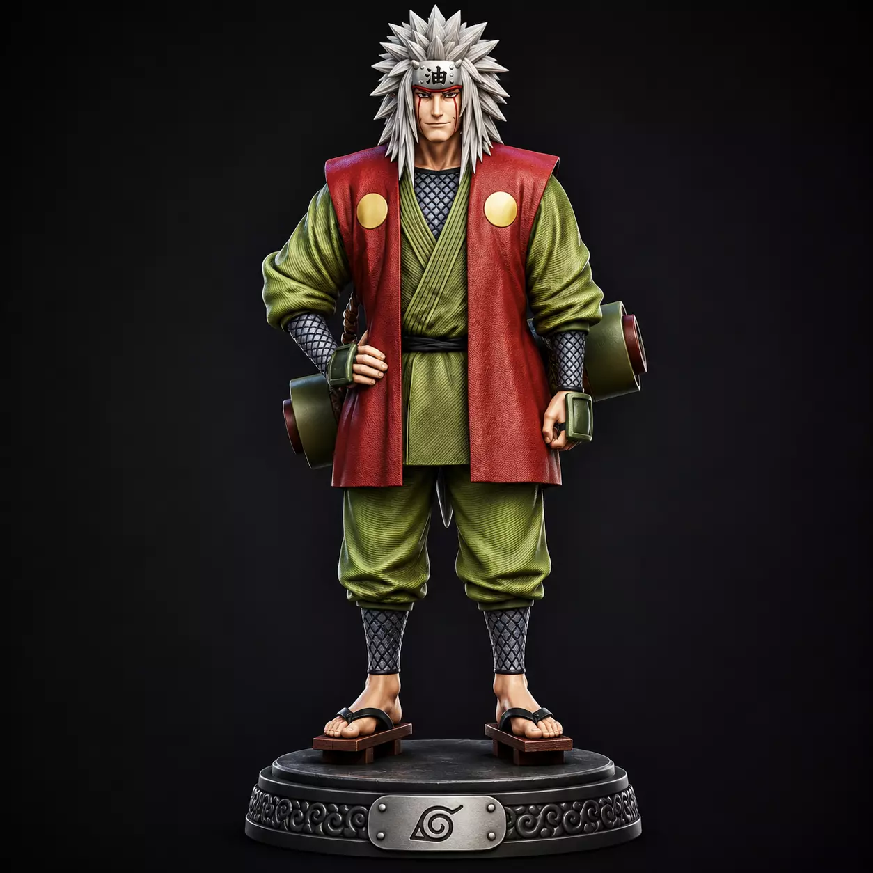Jiraiya Sage STL 3D Print Model 3D print model