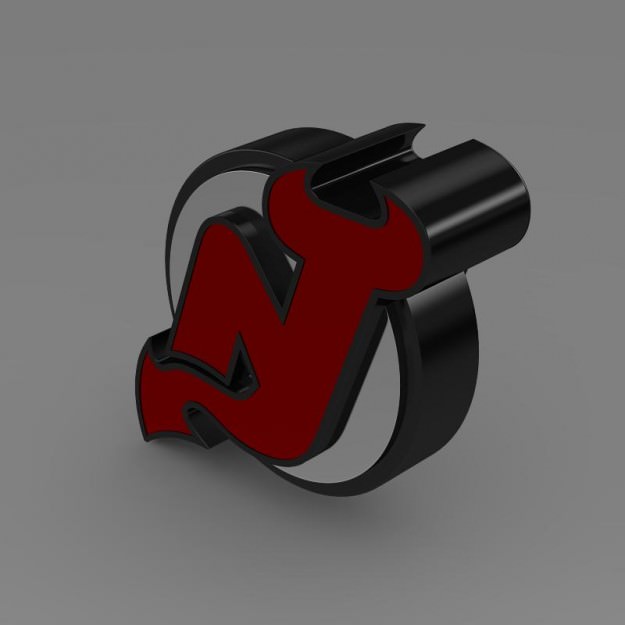 New Jersey Devils Logo 3D model_3